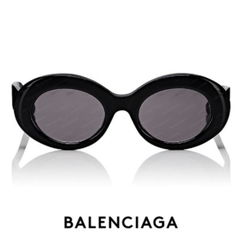 Balenciaga logo retro sunglasses
